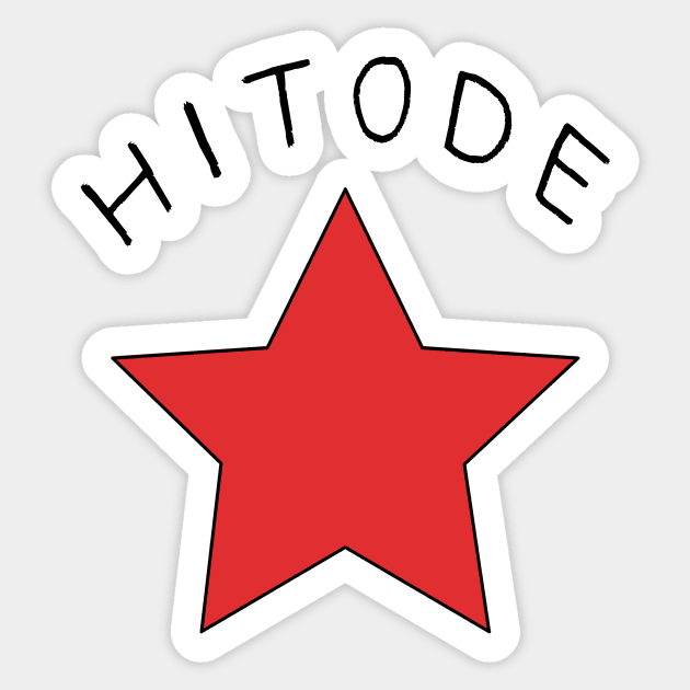 Hitode | Mob casual tee Sticker by PinPom